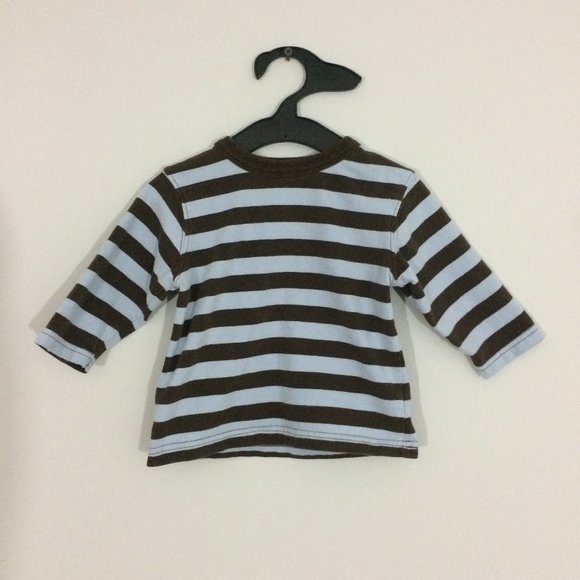 GAP Other - Baby Gap 12-18M Striped Elbow Patch Pullover Shirt